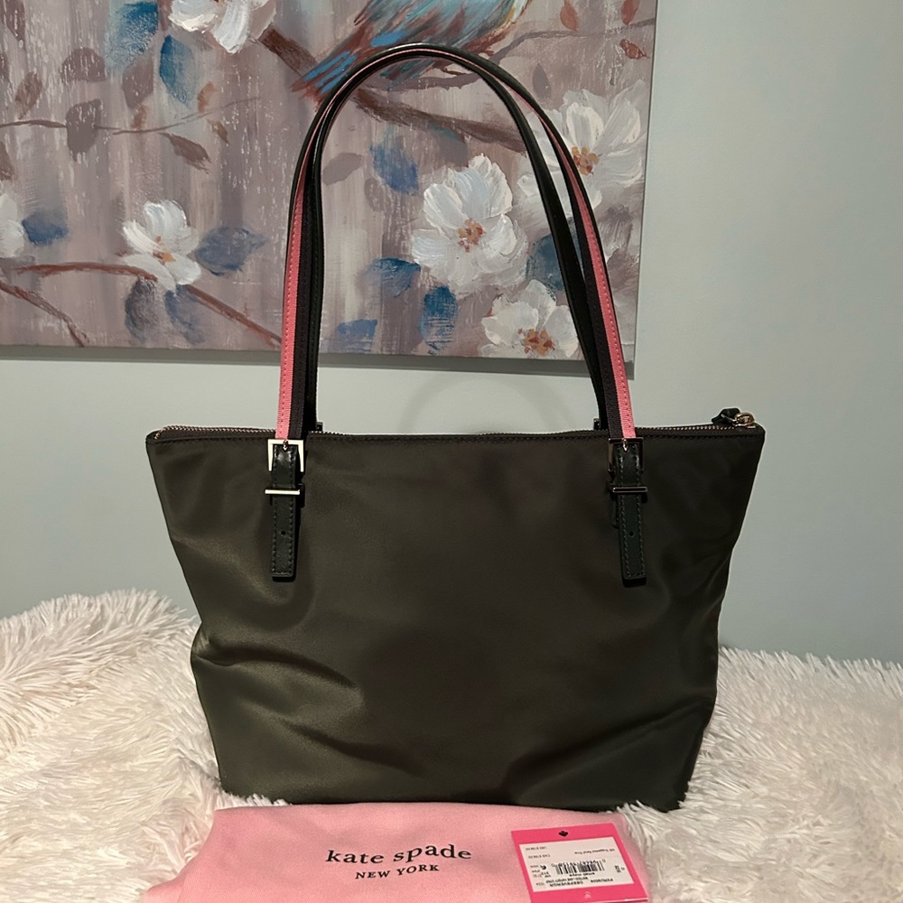 Kate Spade New York Varsity Stripe Maya Tote - Picture 4 of 9